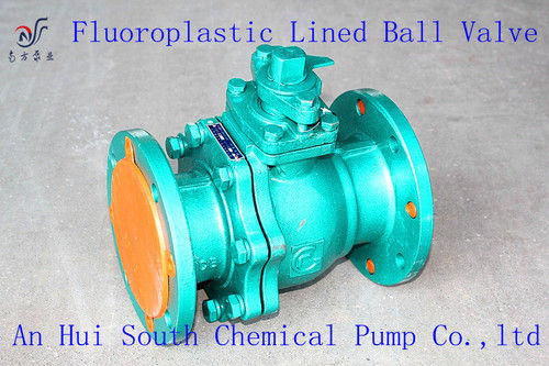 Fluorine Plastic Ball Valve (Model No Q41F-10CF-80)