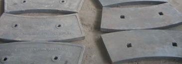 Df048 High Cr Iron Cast Liners For Cement Mill