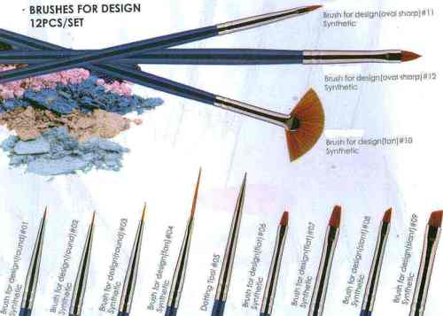  नेल आर्ट ब्रश 