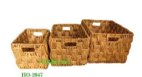 Water Hyacinth Basket Storage (HO-2047)