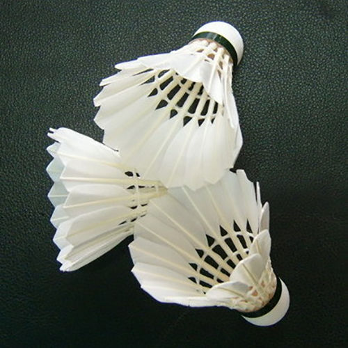 White Badminton Shuttlecock