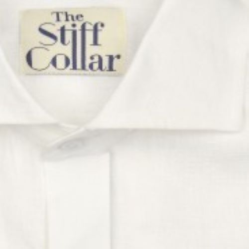 Anti Shrink White Linen Mens Shirts