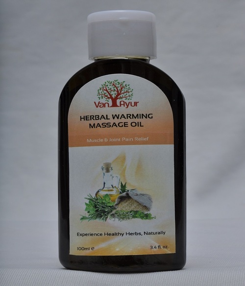 VanAyur Herbal Warming Message Oil