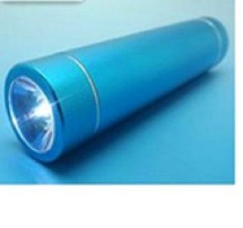 Portable Cylinder LED Flash Light 2600mAh Power Bank