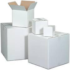 White Duplex Corrugated Boxes