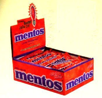 Mentos Orange Flavour Candy