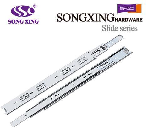 Zinc-Plated Ball Bearing Telescopic Slide Rail