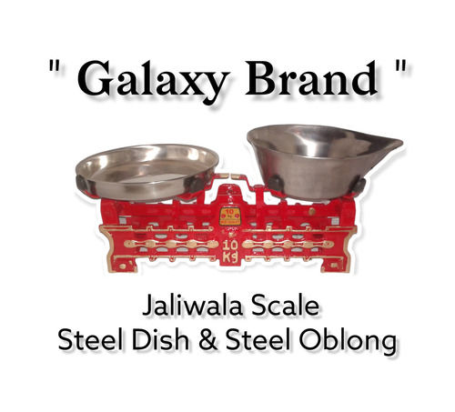 Balance Scale With Steel Dish And Steel Oblong