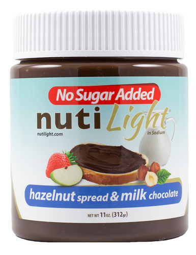 Nutilight Hazelnut With Milk And Cocoa Spread