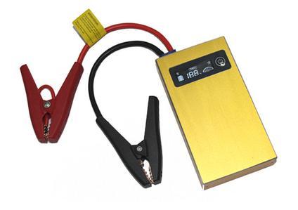 Gold LCD Display Multi-function Car Jump Starter Power Bank