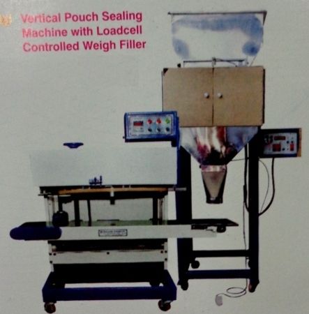 Vertical Pouch Sealing Machine With Loadcell Controlled Weigh Filler
