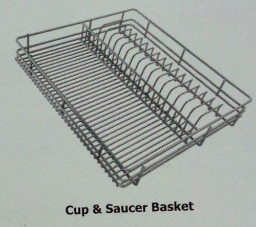 Kitchen Cup And Saucer Basket