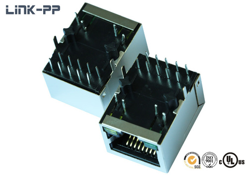 10 / 100Base-T tab-down  5-6605450-8 RJ45 connector with leds