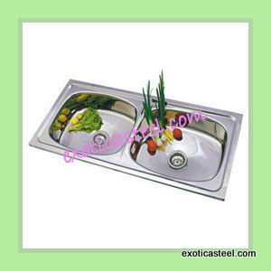 Stainless Steel Double Bowl Kitchen Sink