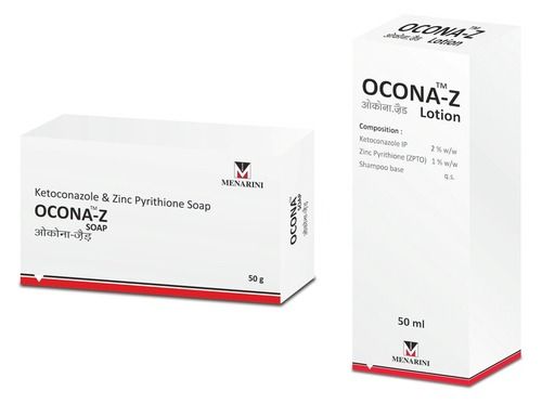 Ocona-z (Ketoconazole & Zinc Pyrithione) Lotion And Soap