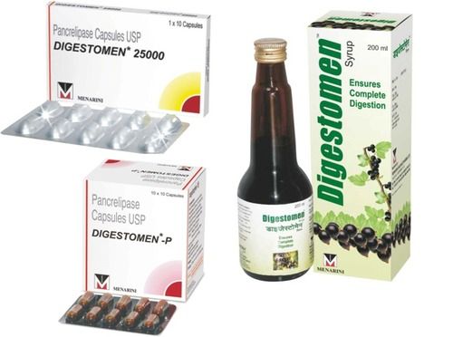 Digestomen (Digestive Enzymes) Syrup and Capsules