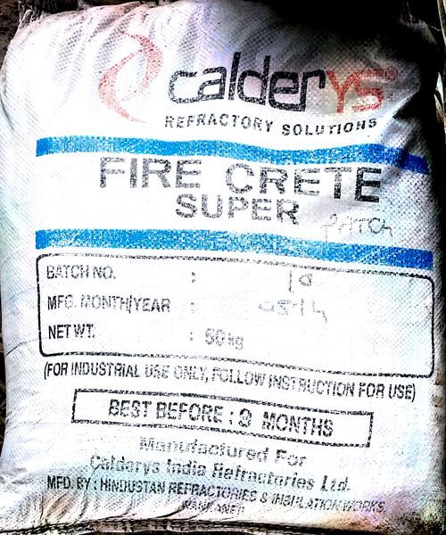 High Alumina Refractory Castable Fire Crete Super