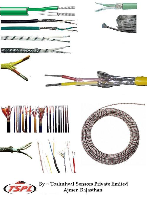 Thermocouple Extension And Compensating Cables - Compensating Cable Type J & K | PVC, PTFE, Fiber Glass, Low Temperature Resistance