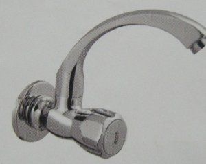 Sink Cock With Swivel Spout