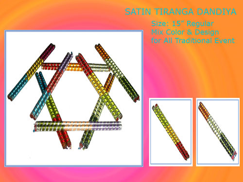 Satin Dandiya Sticks