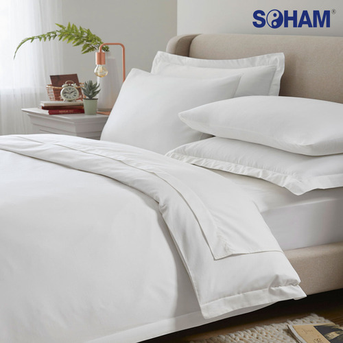 Pr-2008 Hotel Duvet Cover 300 Tc Plain Percale - Length: 94 Inch (In)