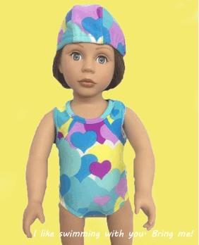 Doll Swimming Outfits