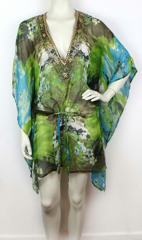 printed kaftan