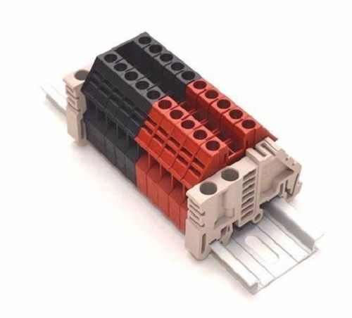 Distribution Terminal Block - Top Quality Steel for Machinery and Industrial Applications | Fully Shrouded Design, Centralized Earthing, Perfect Continuity