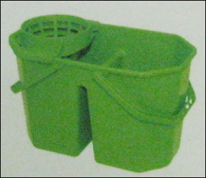 Double Mop Plastic Bucket