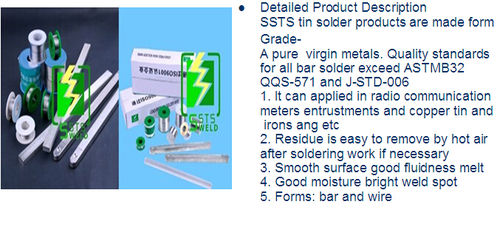 Tin Solder - Premium Quality Alloy Composition | Manufactured with Advanced Technology and International Standards