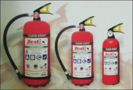 Clean Agent Gas Based Fire Extinguishers