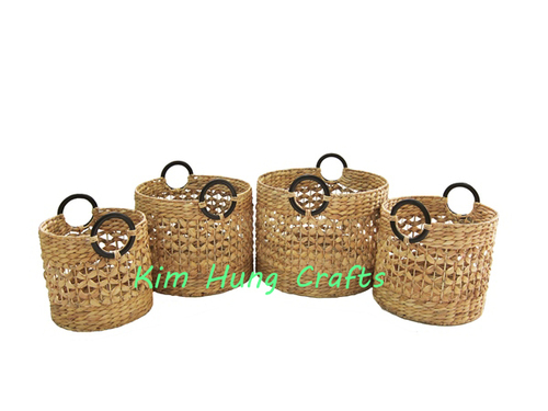 Premium Water Hyacinth Basket