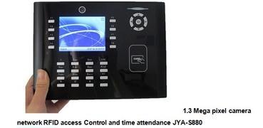 RFID Reader 1.3 Megapixel Camera Network Reader Access Controller With Time Attendance