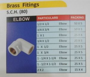 Brass Pipe Elbow