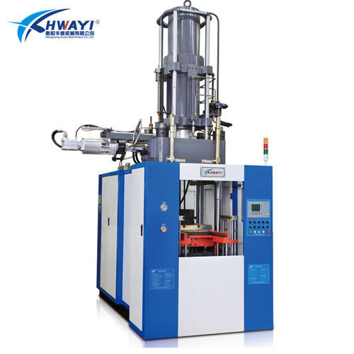 Rubber Injection Molding Machine - 200 Ton, 2000/2400 cmÂ³ Injection Volume, 2000 KN Clamping Force, Blue And White Color, PLC Control System, Automatic Grade, 12 KW Heating Power, Water Cooling