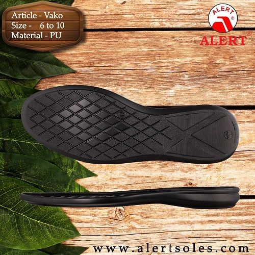 Black Pu Shoe Sole