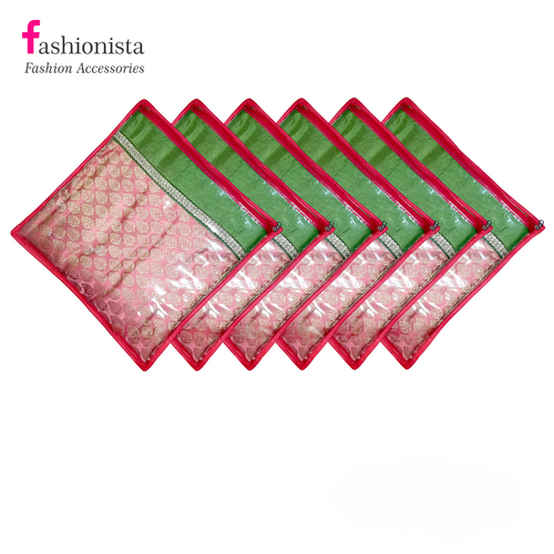 Khaki Net Saree Cover