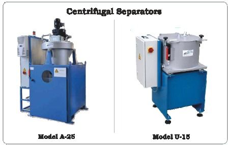 Centrifuge Separators for Solid Liquid Separation
