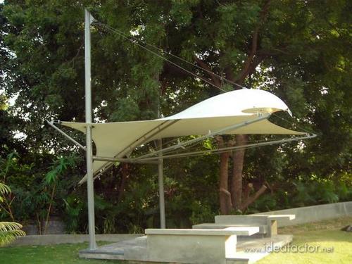 Cable stayed Tensile structure
