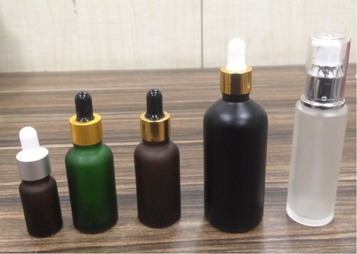 Colored Essential Oil Bottles