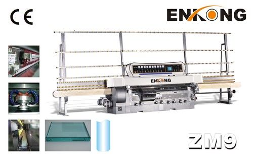 Glass Straight Line Edging Machine With 9 Motors