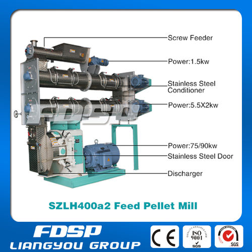 FDSP Popular Double Conditioner Pellet Machine