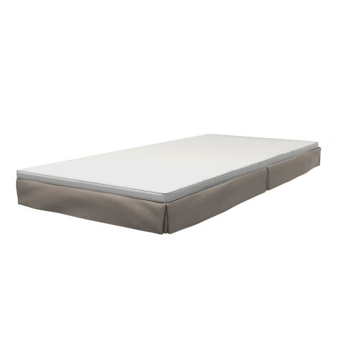 Camabeds Zen Single Bed Frame With Grey Cover And Air Flow Mattress