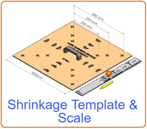 Easy to Use Shrinkage Template And Scale