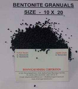 10x20 Bentonite Black Granules