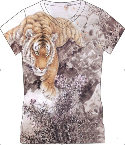 3D Printed Tiger T-Shirt