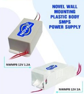 नोवेल वॉल माउंटिंग प्लास्टिक बॉडी एसएमपीएस पावर सप्लाई