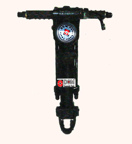 Pneumatic Rock Drill - Model DRD, 640 mm Length, 23 kg Weight | Good Penetration, High Torque, Easy to Service, Robust Kick-Latch Retainer, Blower for Deep Hole Cleaning