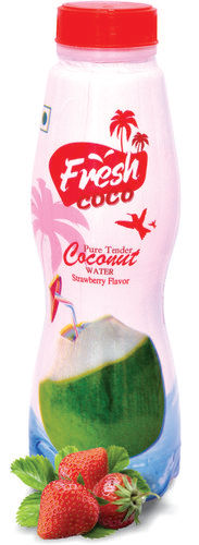 Pure Tender Coconut Water - Refreshing Strawberry Fusion, 100% Natural Electrolyte-Rich Hydration