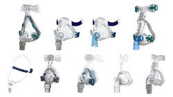 CPAP Mask - Clear Soft Thermoplastic Elastomer with Anatomically Contoured Design | Five Sizes, Anti-Asphyxia Valve, Dual Swivel Elbow Port, Quick-Release Strap Clips